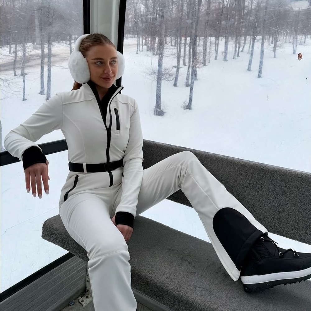Zara ski jumpsuit Windproof Recco ski collection snowboard suit onsie ski wear - Picture 2 of 16